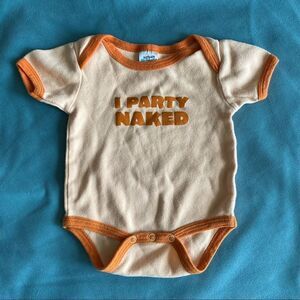 4/$20 I Party Naked Onesie